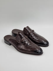 Brown Buckle Half-Shoes - Classic Shoes London