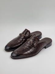 Brown Buckle Half-Shoes - Classic Shoes London
