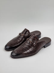 Brown Buckle Half-Shoes - Classic Shoes London