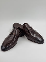 Brown Buckle Half-Shoes - Classic Shoes London
