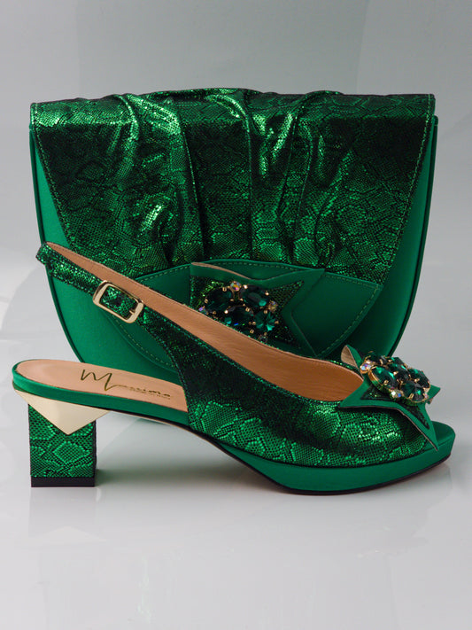 Nigerian Green Jewel Set