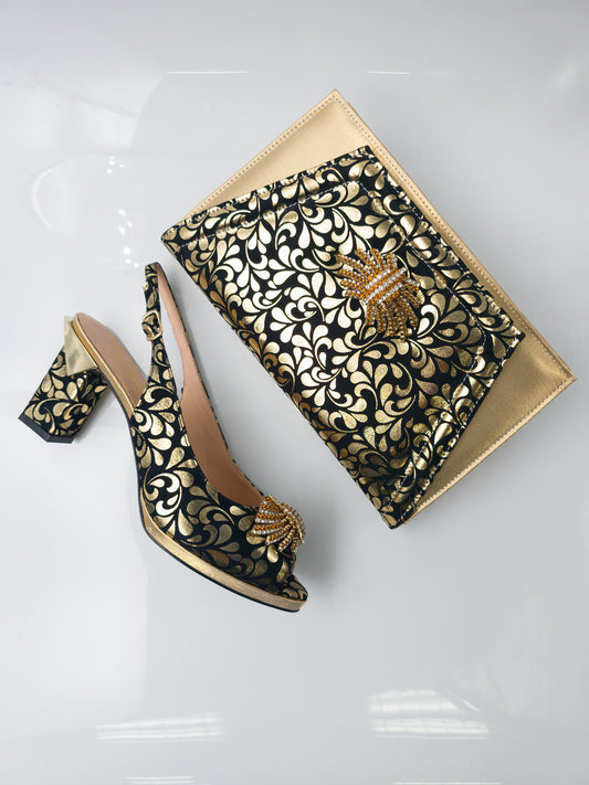 Gold/Black Bloom High