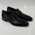 Black Patent Textured Shoes