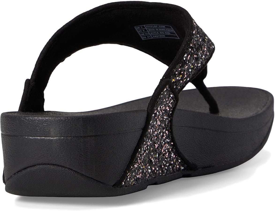 FitFlop Lulu Multi Tonal Glitter Flip Flops Toe-Post