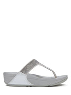 FitFlop Silver Lulu Ombre Crystal Toe-post Sandals