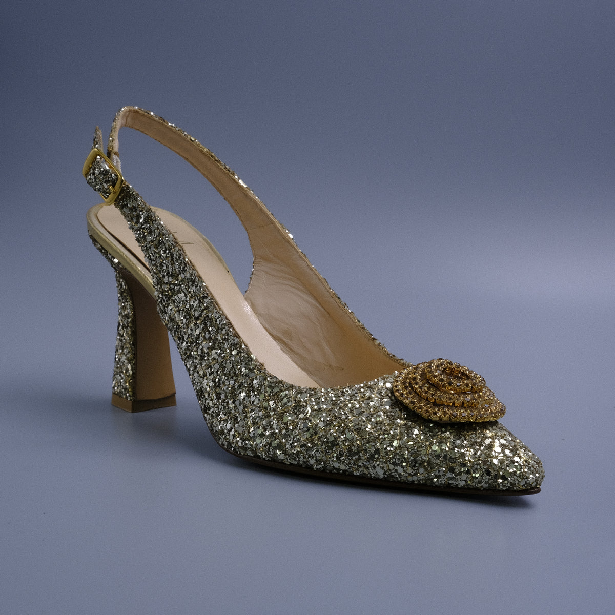 Gold Glittered Covered Set