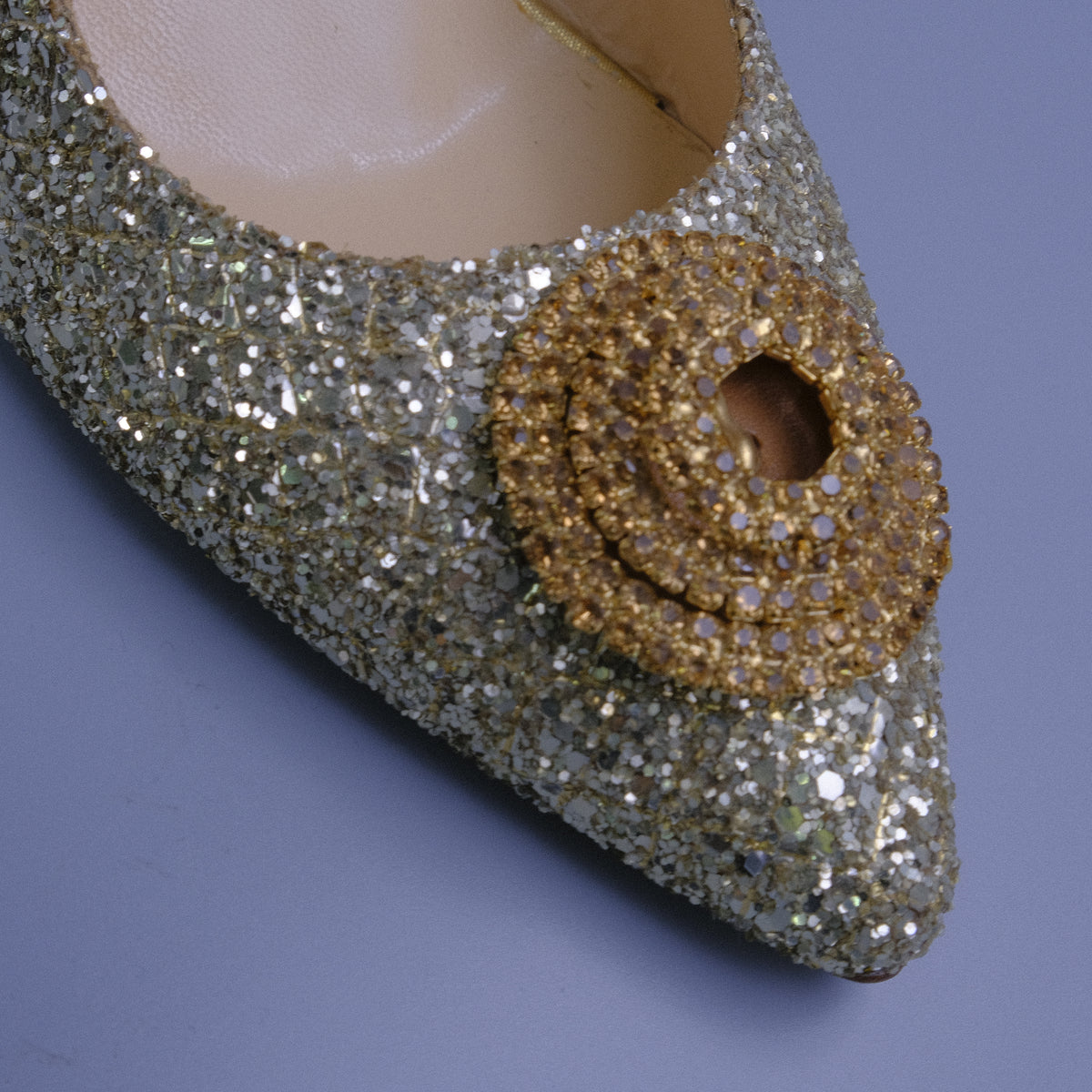 Gold Glittered Covered Set
