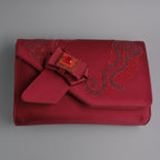 Burgundy Glittered High Set