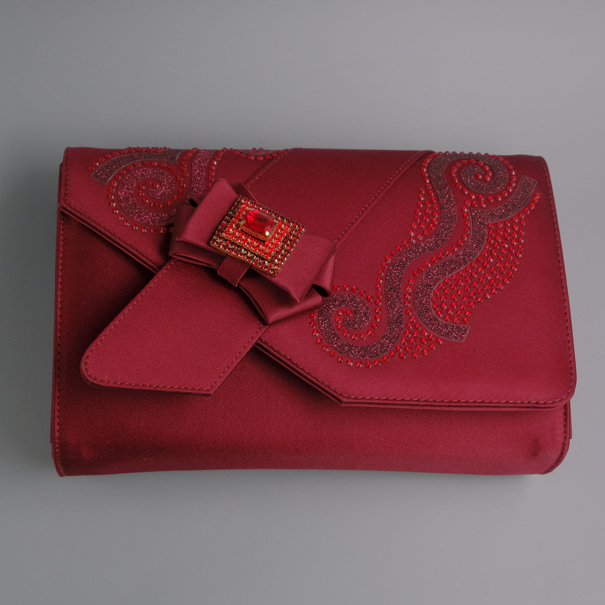 Burgundy Glittered High Set