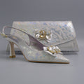 Silver Splash Bow Covered Set