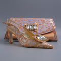 Rose Gold/Silver Splash Bow Covered Set