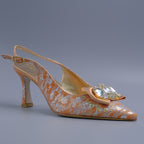 Rose Gold/Silver Splash Bow Covered Set