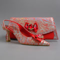 Red/Silver Splash Covered Set