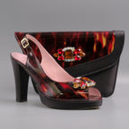 Burgundy Tortoiseshell Ruby Set