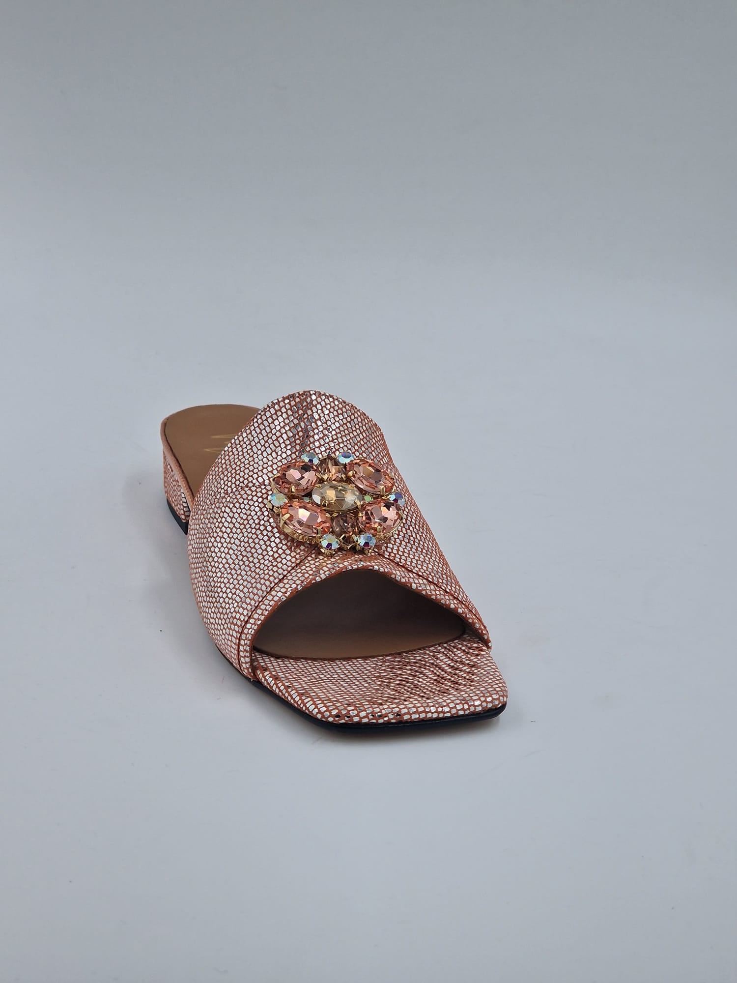 Peach Scaled Slippers