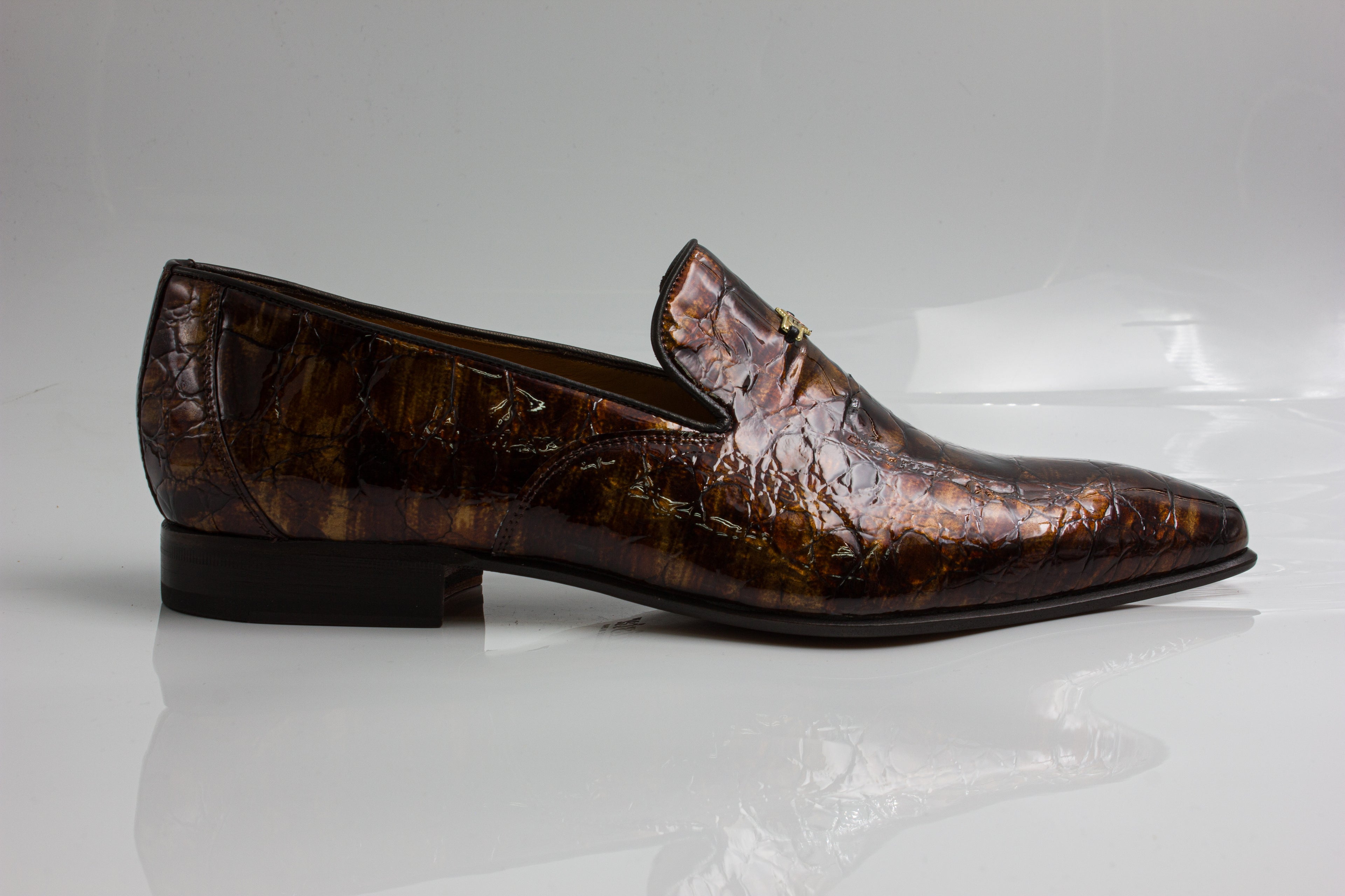 Chocolate Patent Croc