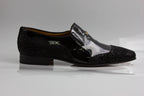 Black Patent Paisley - Italian Men's Shoes - Classic Shoes London