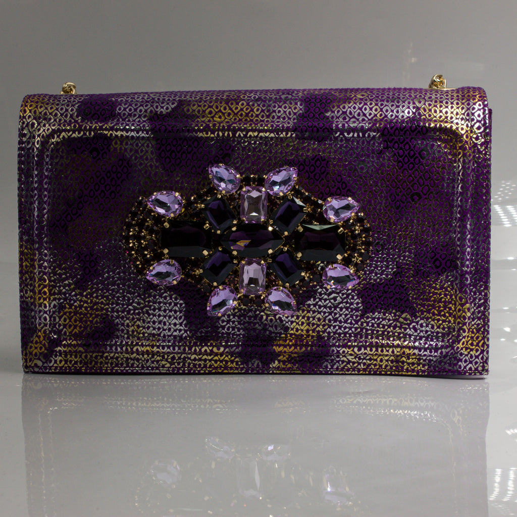 Purple Marcella Ornate Heel Set