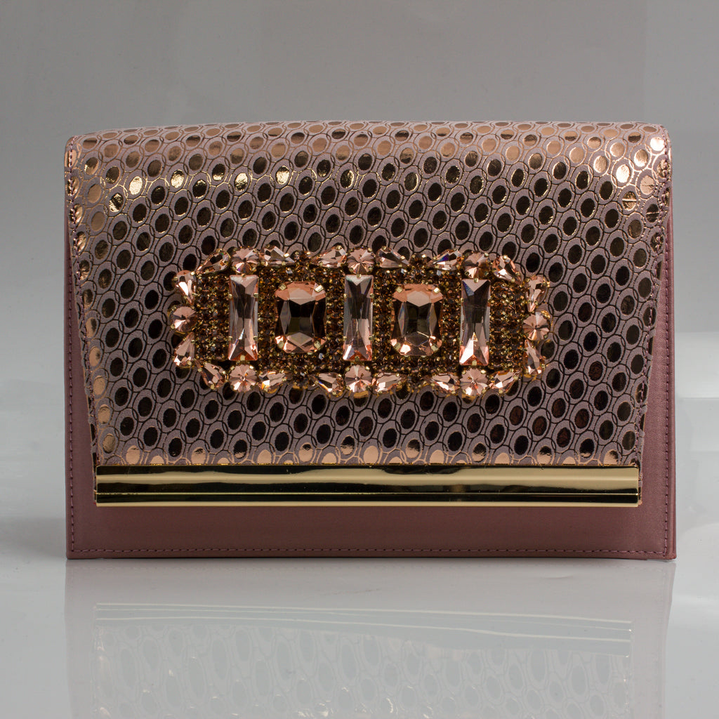 Peach Blush Lorenza Jewel Heel Set