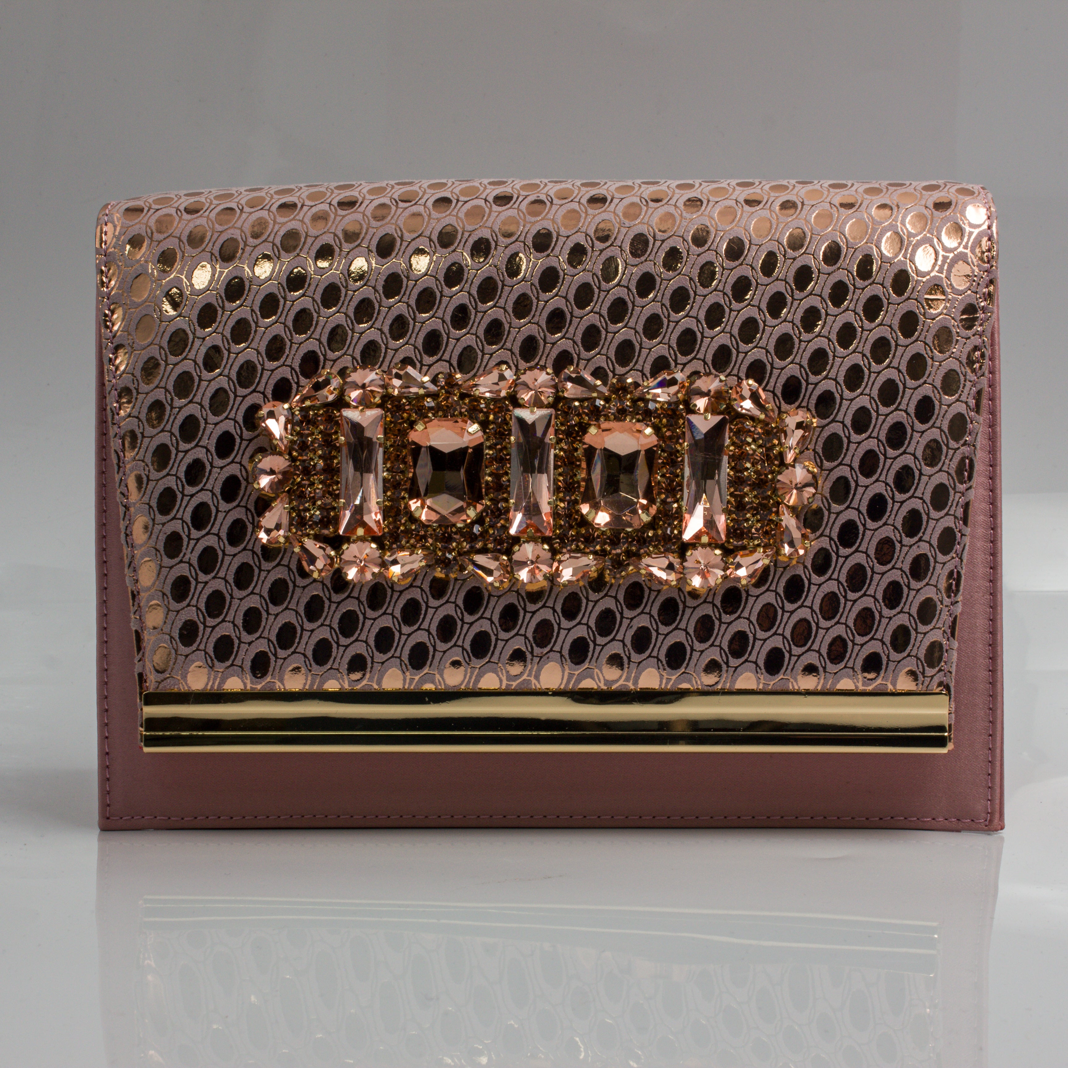 Peach Blush Lorenza Jewel Heel Set