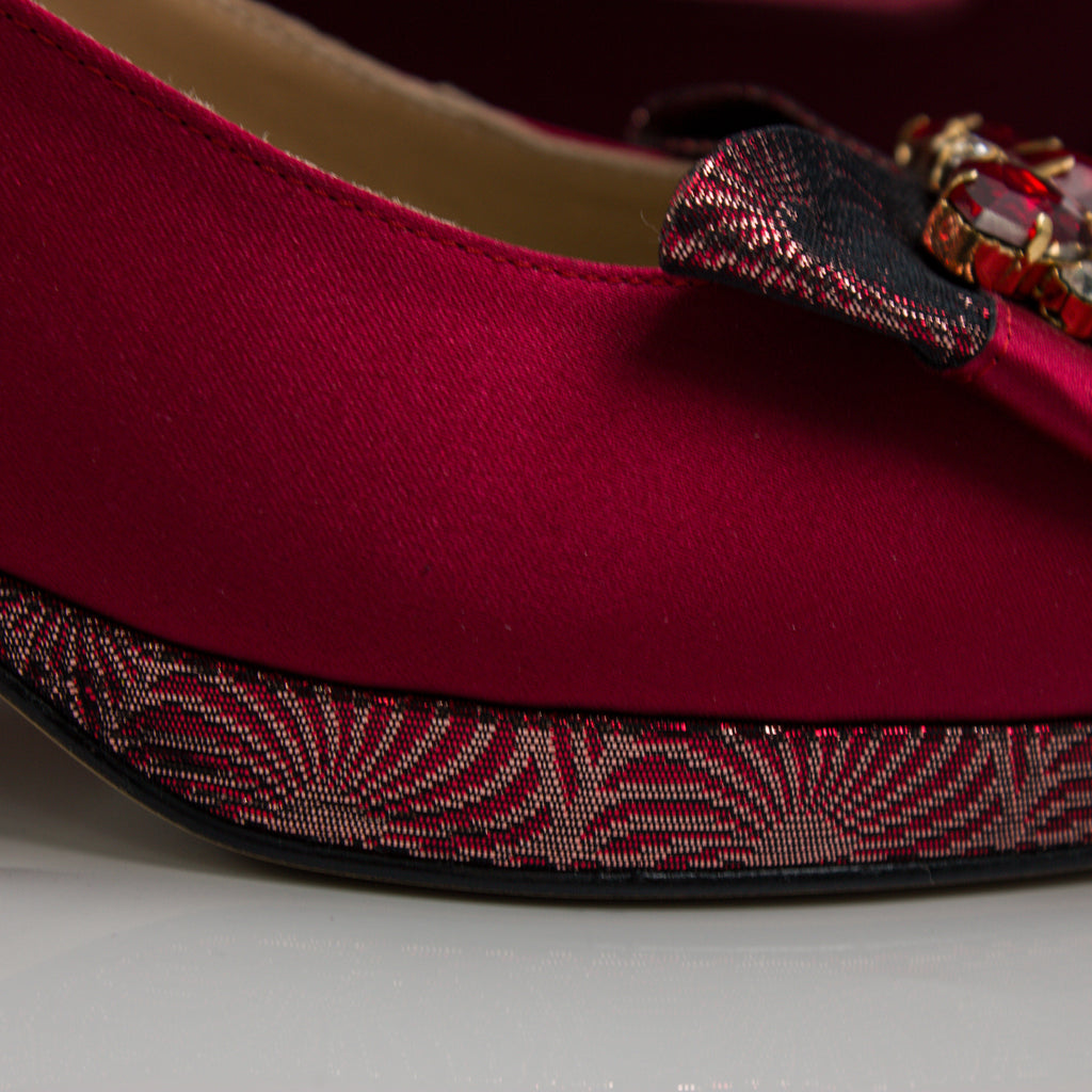 Wine/Burgandy Floral Print Set