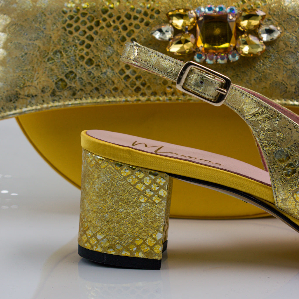 Metallic Yellow Scaled Set