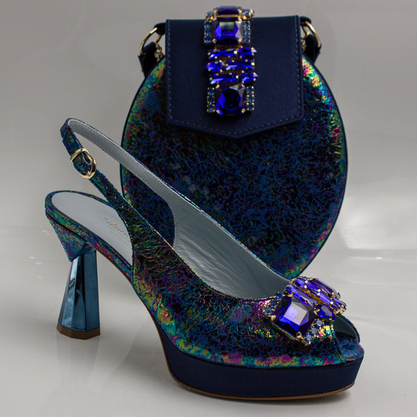 Navy Shimmer Radiance Wedge Set