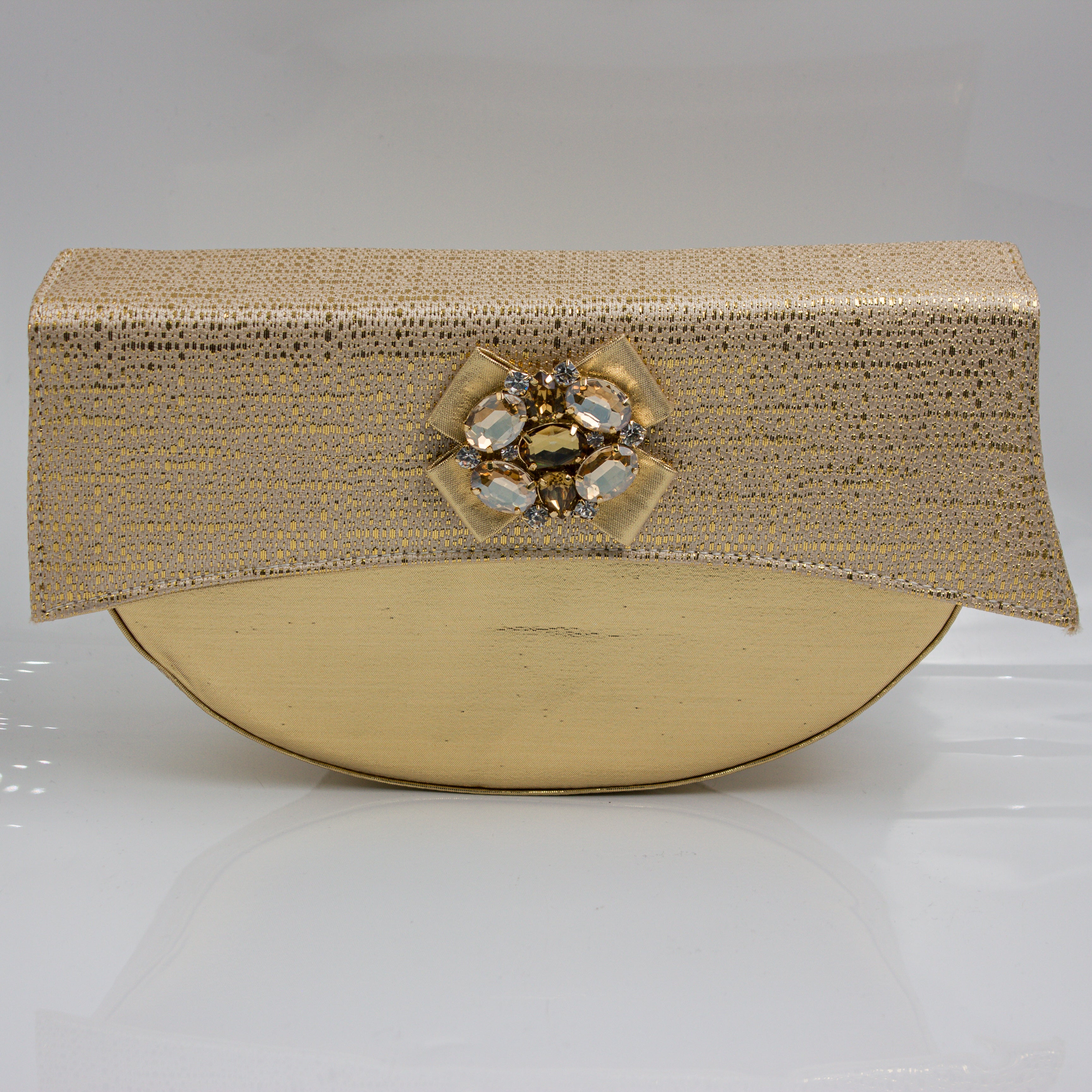 Gold Weave High Set - Italian Shoe and Bag Set - Classic Shoes London