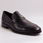 Black Sterling Pebble Bit Loafer