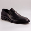 Black Halden Knot-Stitch Loafer