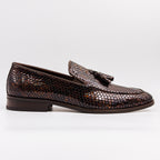 Brown Everly Scaled Tassel Loafer
