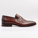 Brown Harlow Herringbone Loafer
