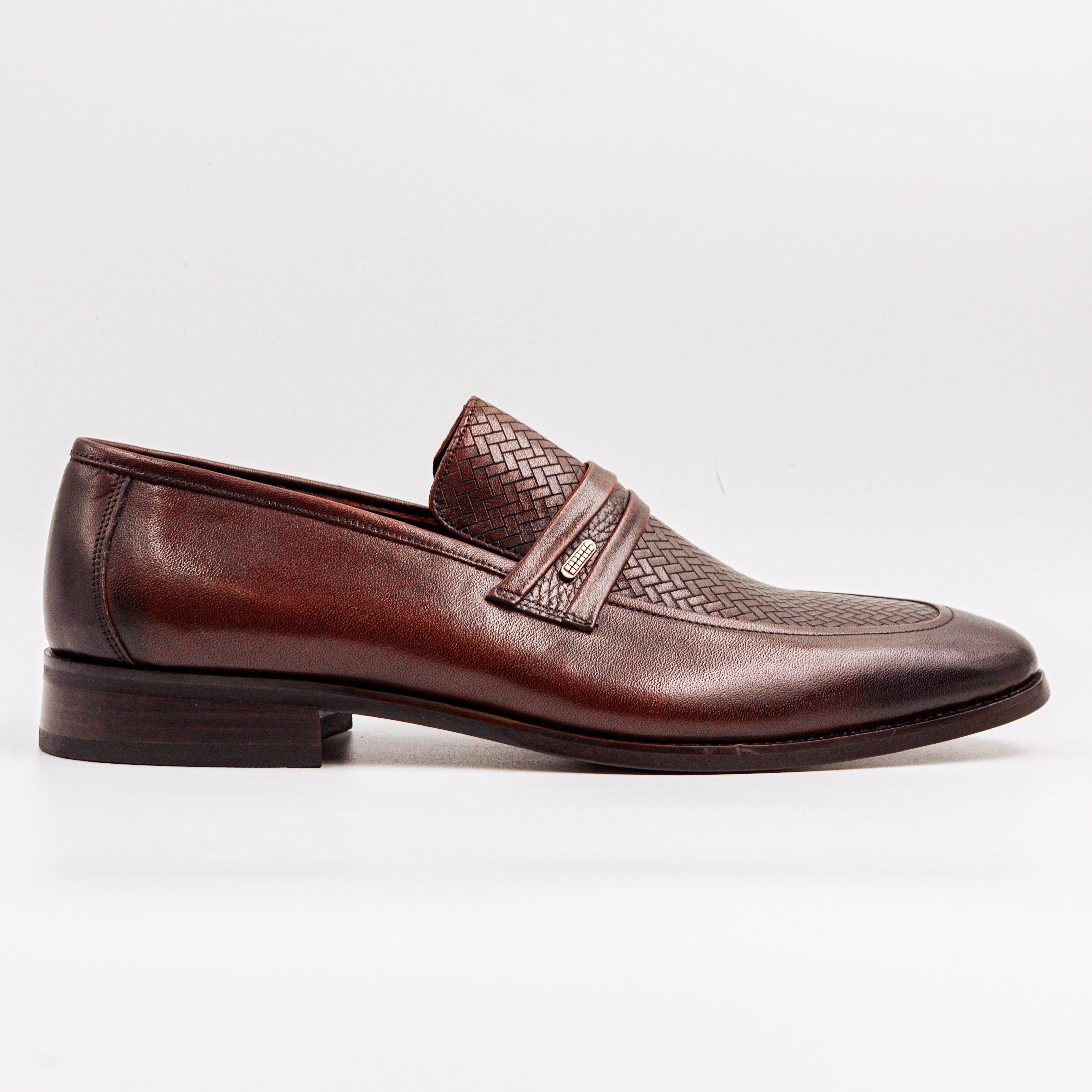Brown Harlow Herringbone Loafer