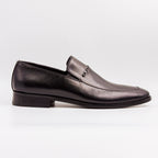 Black Halden Knot-Stitch Loafer