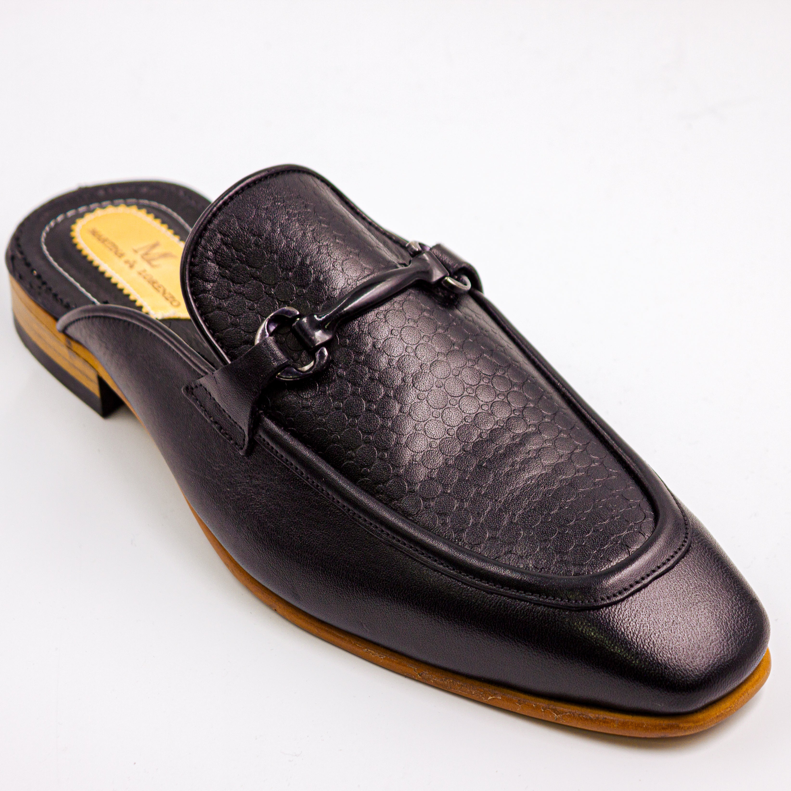 Black Winslet Scaled Bit Mule