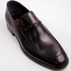 Black Halden Knot-Stitch Loafer