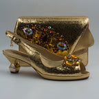Gold/Topaz Metallic Crackle Set