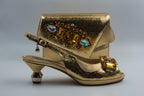 Gold/Topaz Metallic Crackle Set