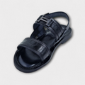 Black Imperia H-Buckle Sandals