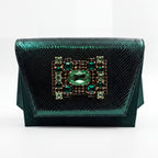Emerald Green Metallic Scaled Set