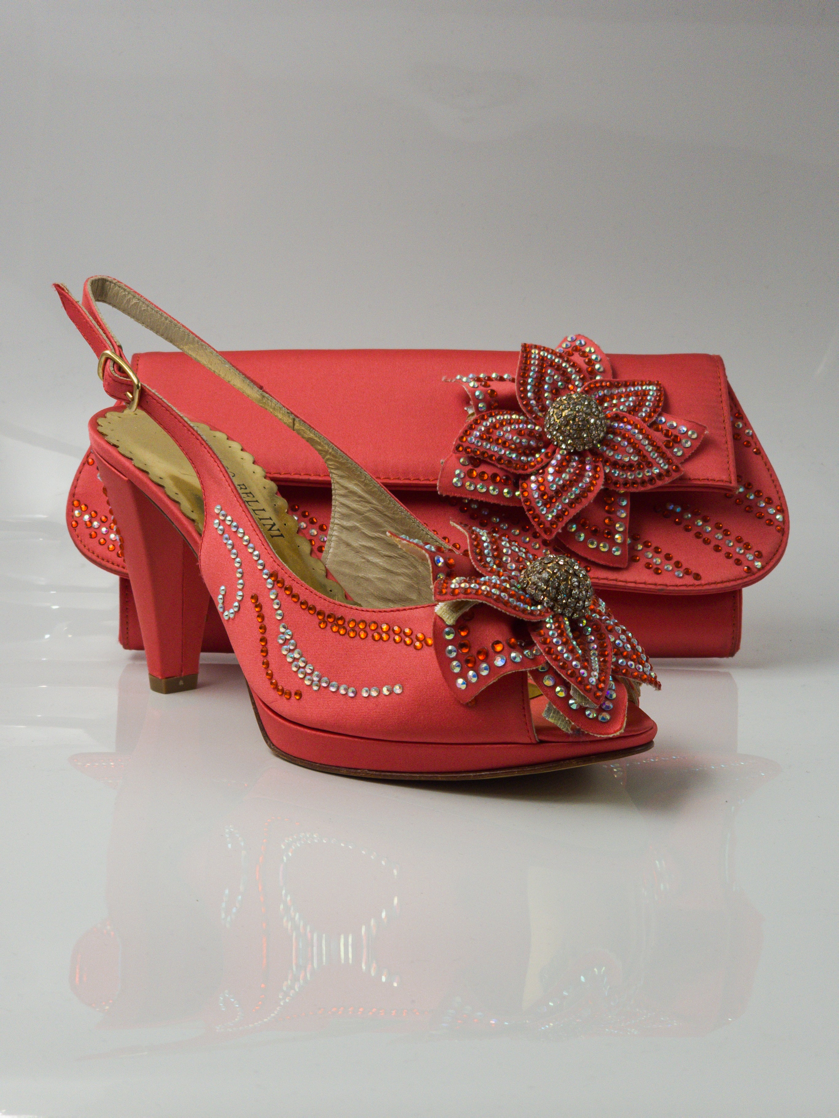 Coral Flower Stoned Ornament Set