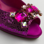 Fuchsia Bubble Print Set