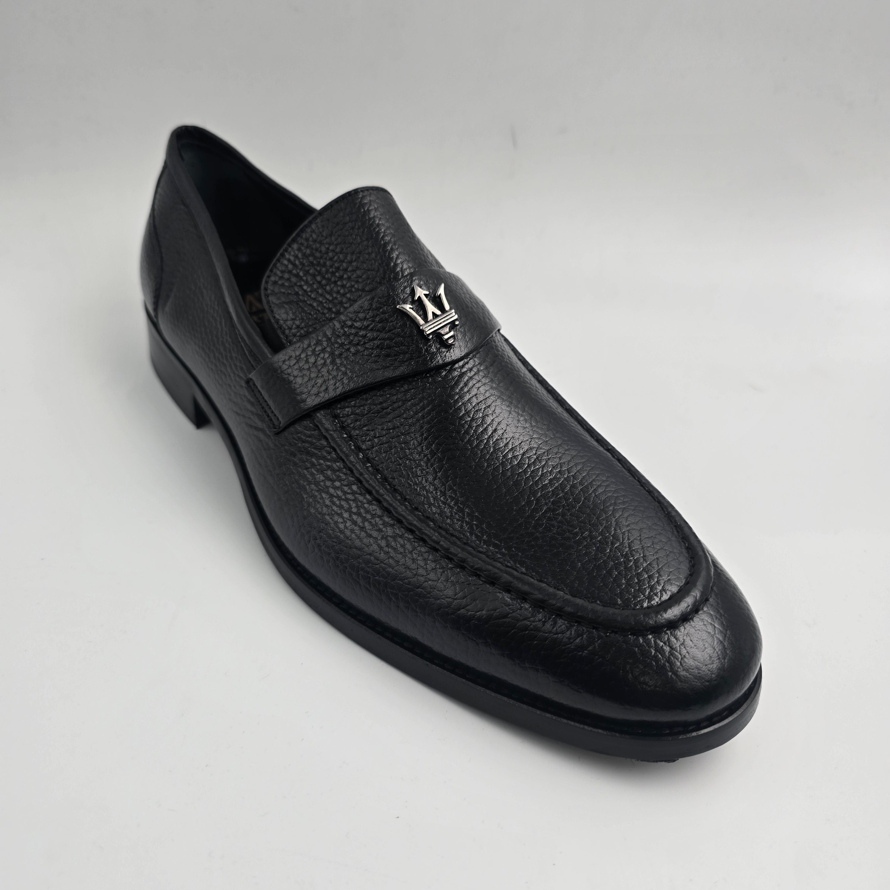 Black Sterling Bit Loafer