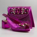 Fuchsia Bubble Print Set