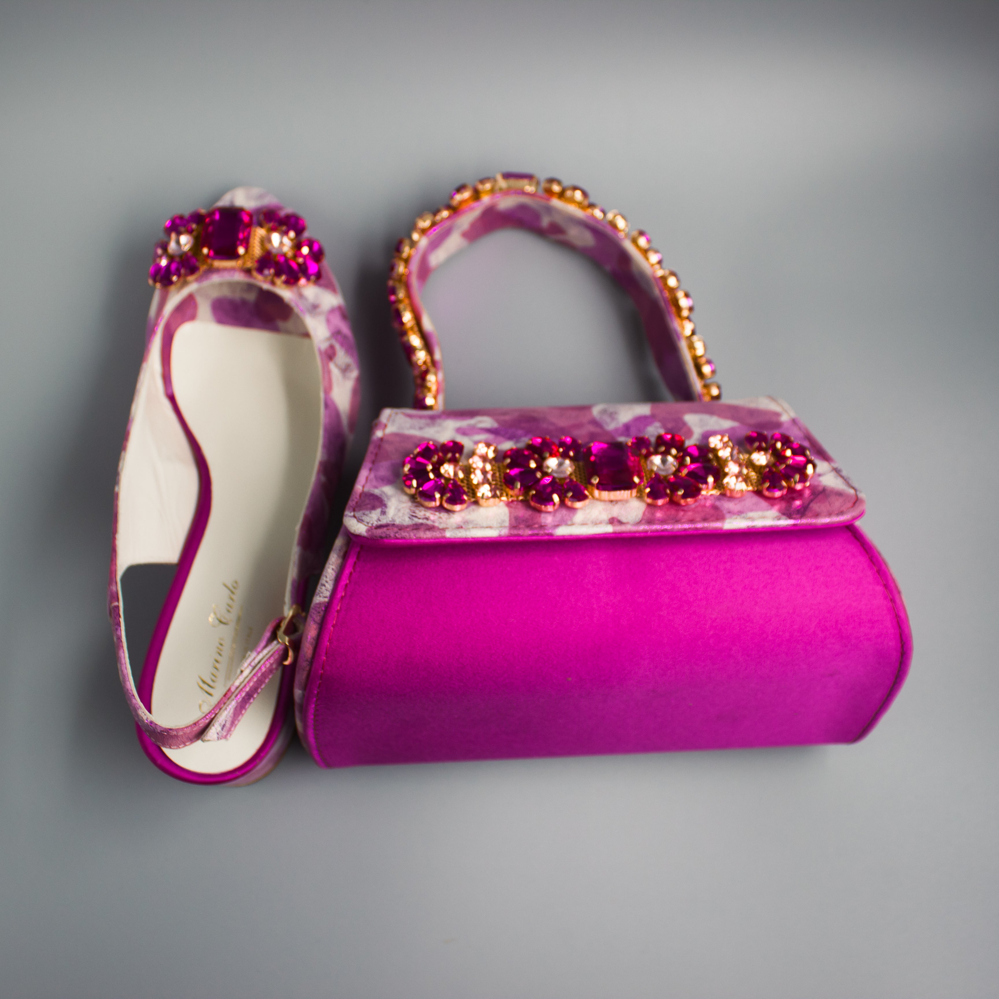 Fuchsia Cloud Regal Crystal Set