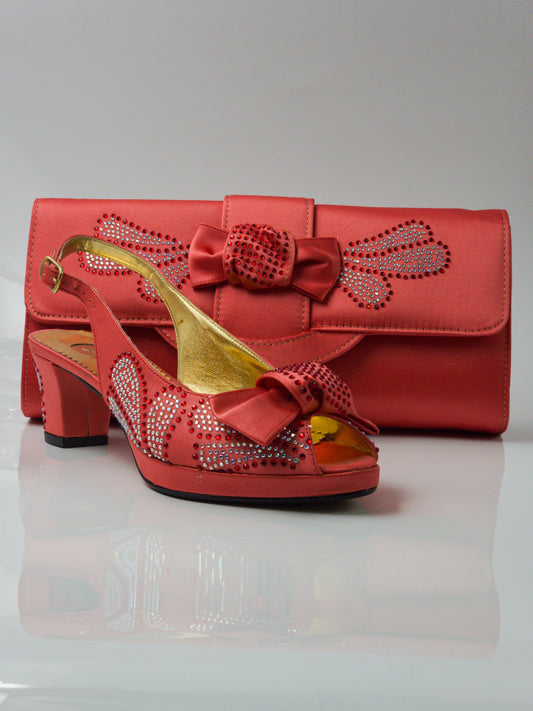Coral Ribbon Set