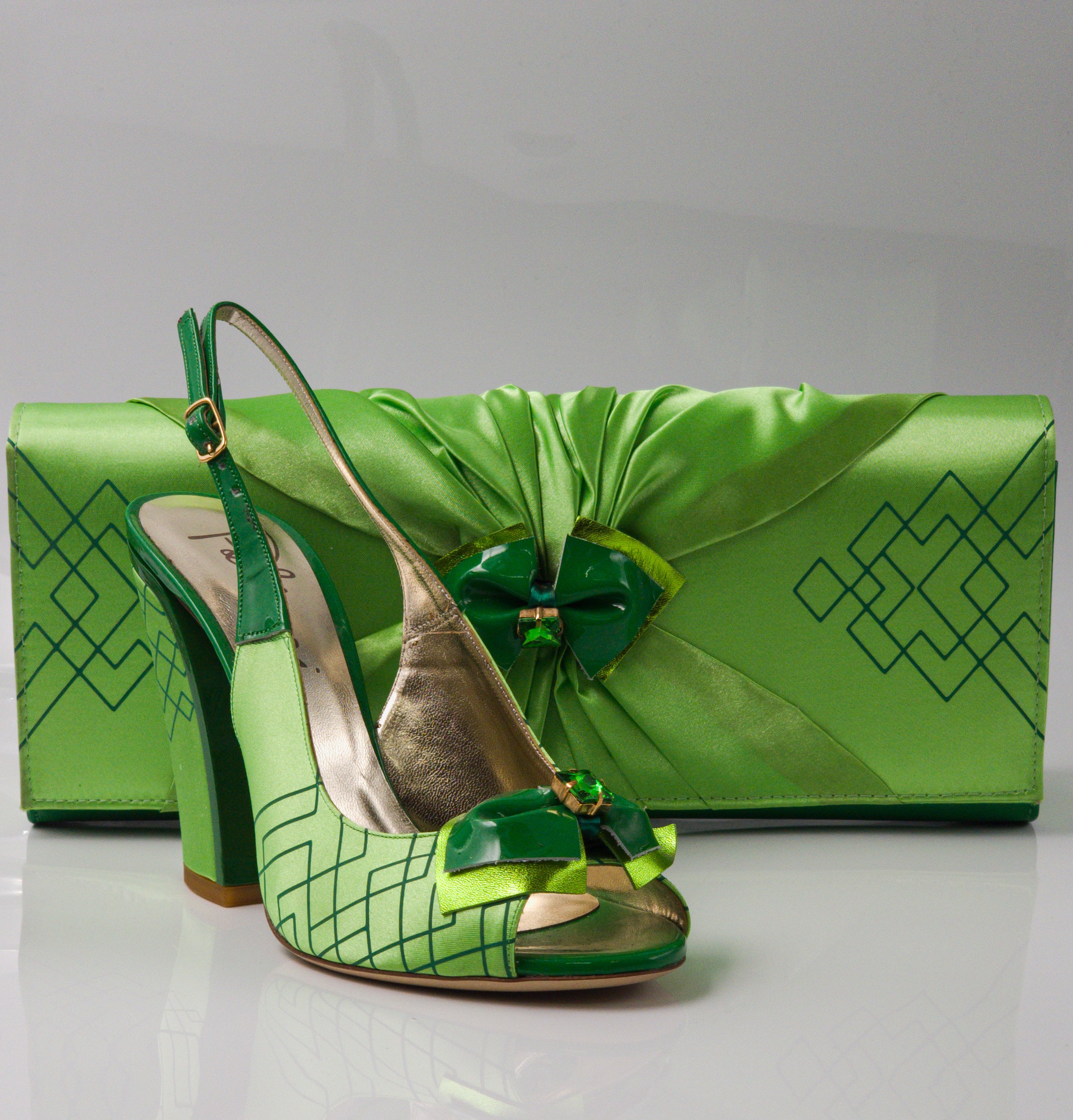 Green/Patent Geometric Set