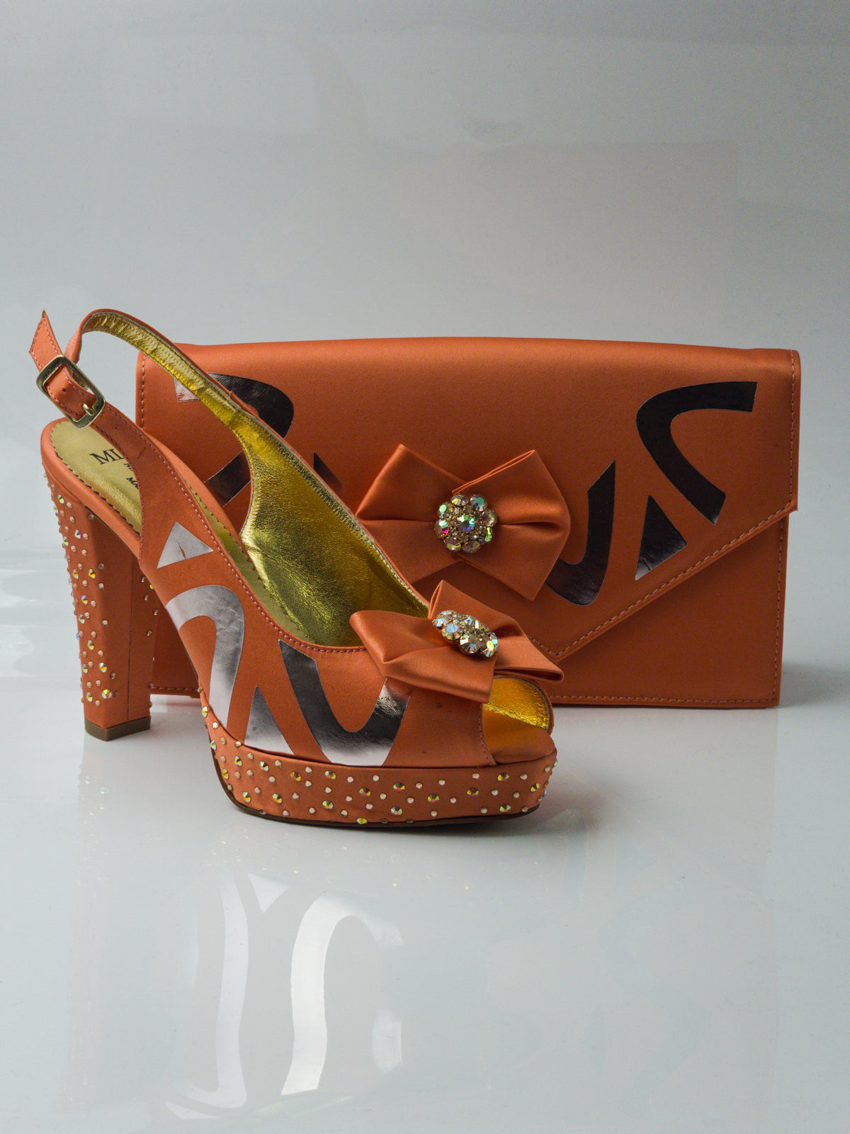 Peach Bedazzled Set