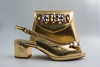 Gold Iridescent Metallic Scaled Set