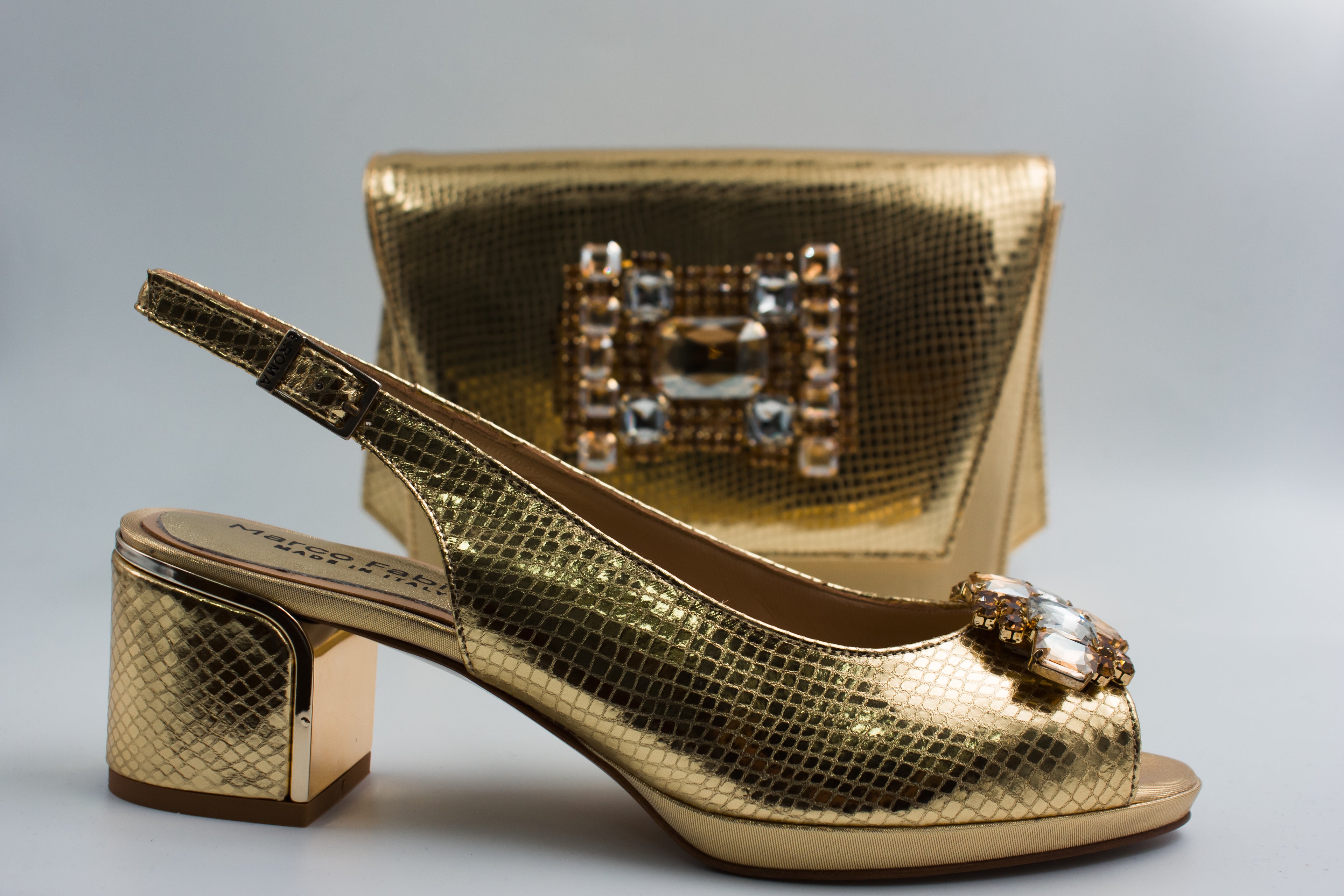 Gold Crystal Metallic Scaled Set